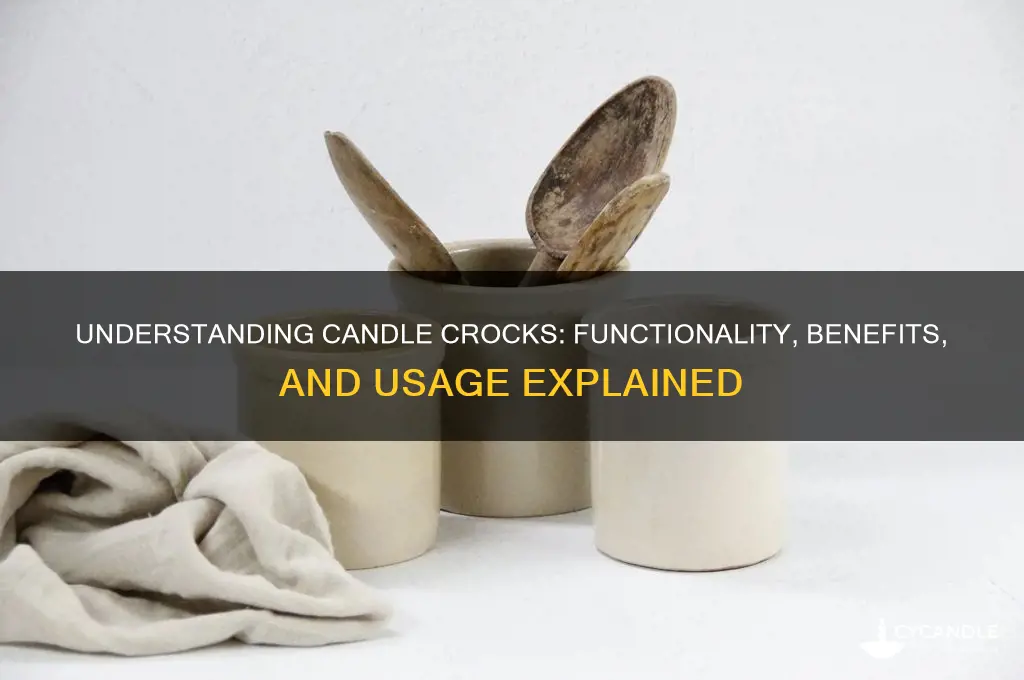 how do candle crocks work