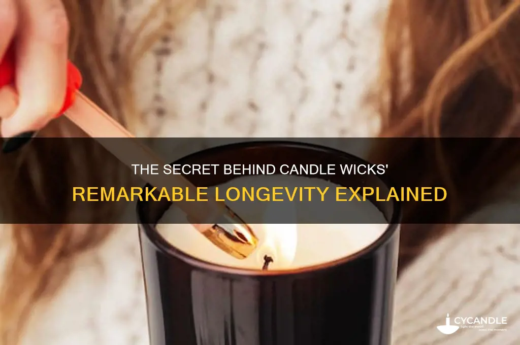 how do candle wicks last so long