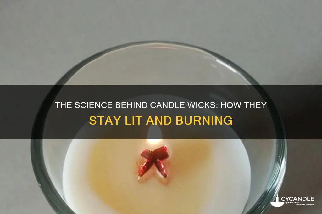 how do candle wicks stay lit