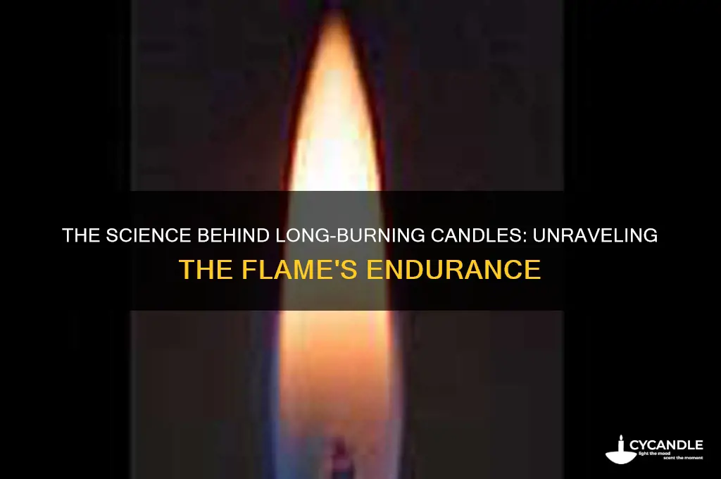 how do candles burn for so long