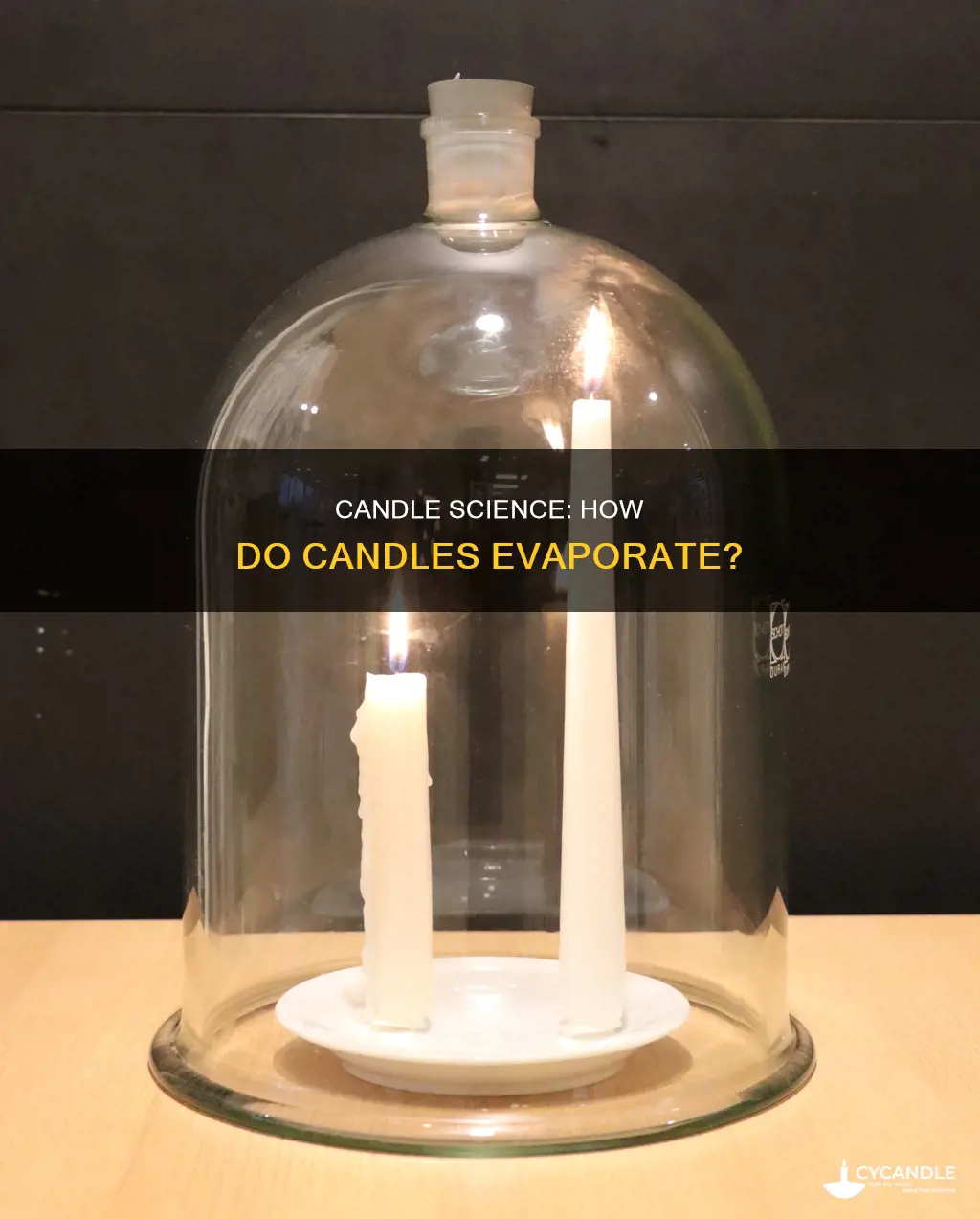 how do candles evaporate