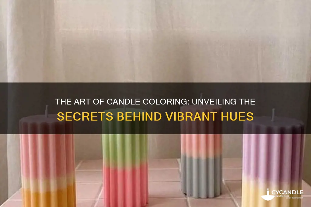 how do candles get their color