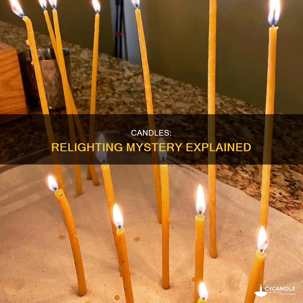 how do candles relight
