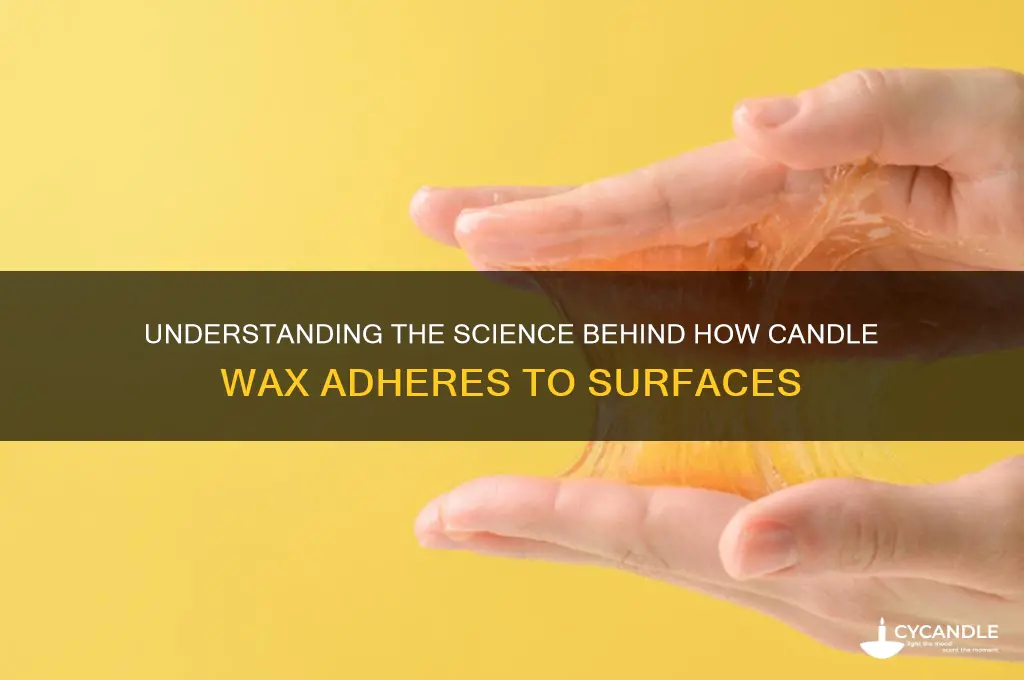 how do candles wax stick