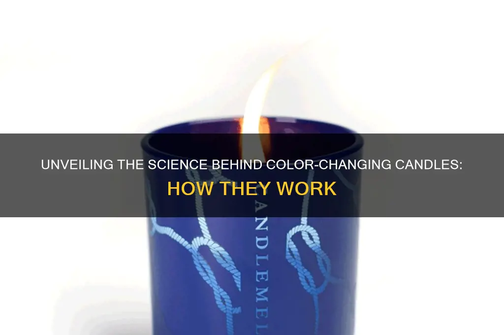 how do color changing candles work