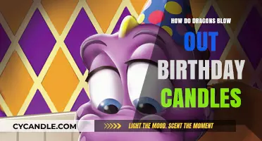 Dragon Fire: Blowing Candles with a Mighty Roar