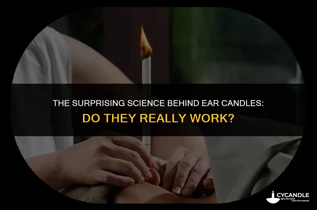 how do ear candles pull wax out