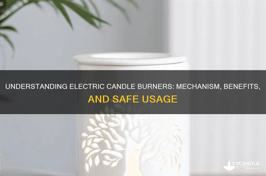 how do electric candle burners work