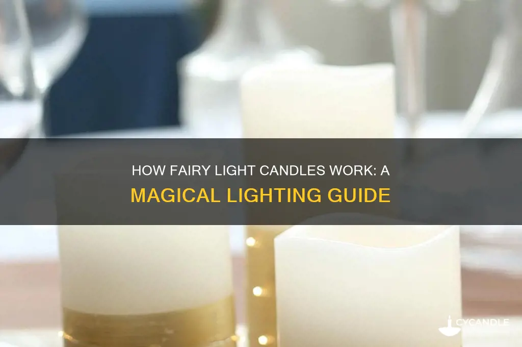 how do fairy light candles work