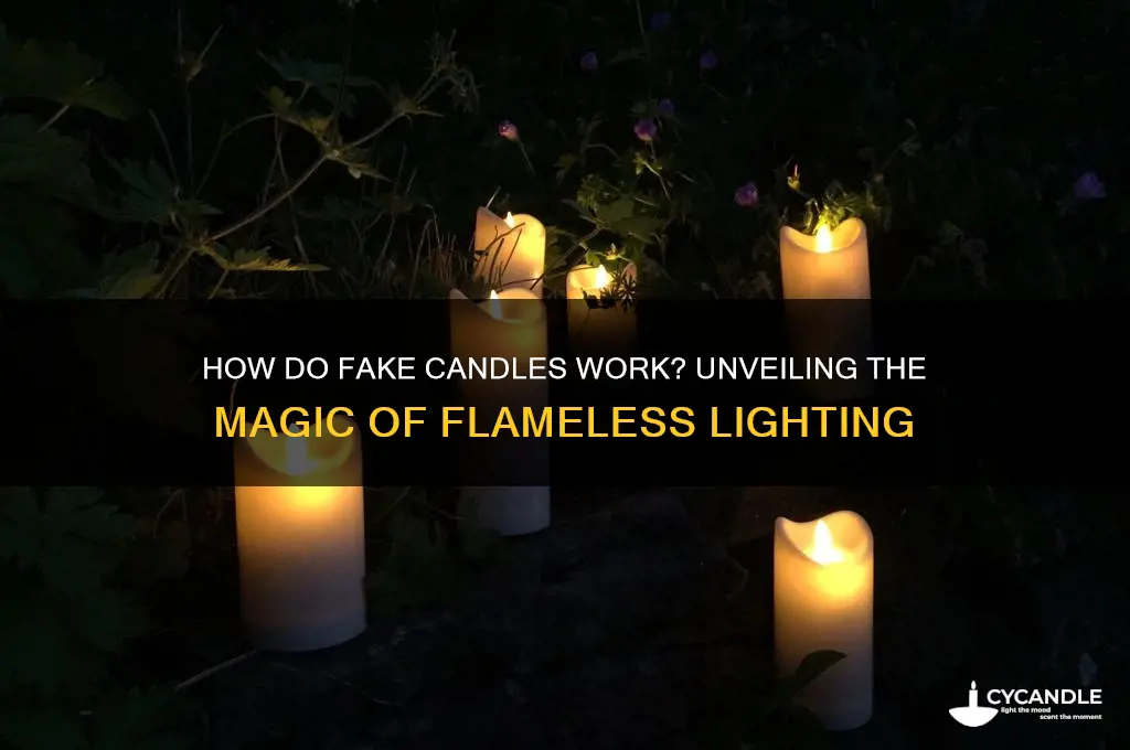 how do fake candles work