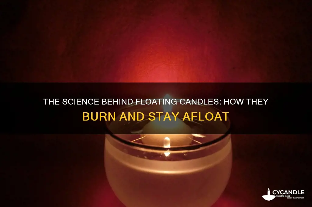 how do floating candles burn