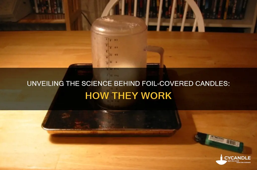 how do foil covered candles work