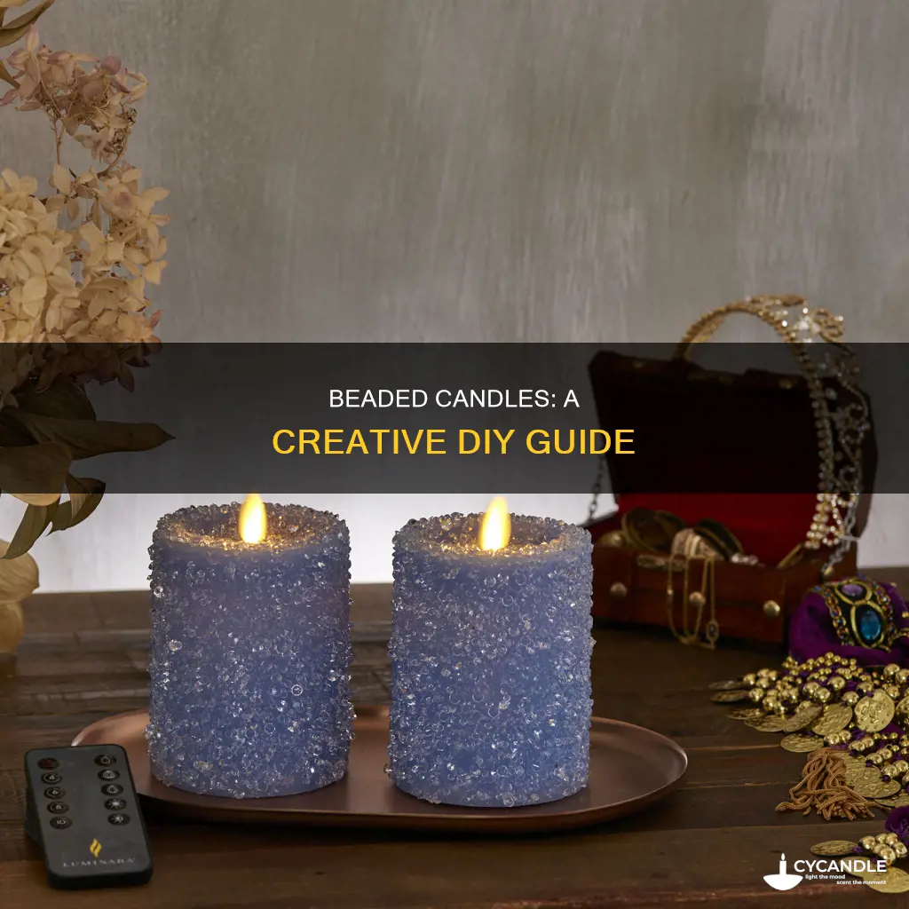 how do i bead candles