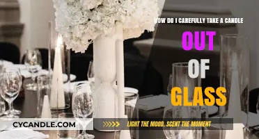 Carefully Removing Candles from Glass: A Step-by-Step Guide