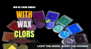 Coloring Candles with Wax Colors: A Simple DIY Guide