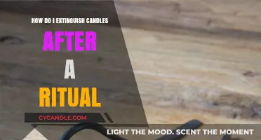 Ritual Candle Extinguishing: The Proper Way