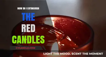 Extinguishing Red Candles: The Right Way