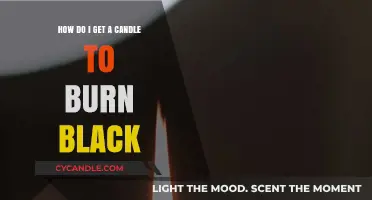 Mastering the Art of Burning Candles for a Perfect Black Finish