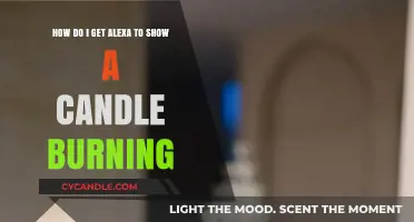 Create a Cozy Ambiance: Alexa's Candle-Burning Display Guide