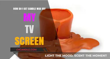 Quick Fix: Removing Candle Wax from Your TV Screen Safely