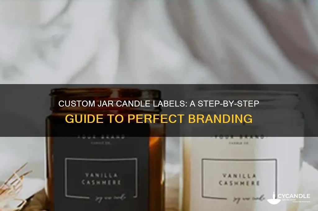 how do i get labels made for jar candles