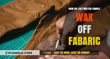 Easy Ways to Remove Melted Candle Wax from Fabric Effectively