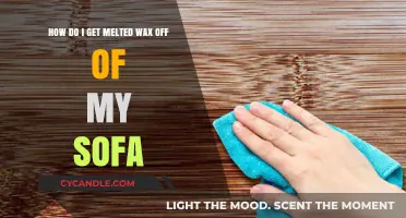 Easy Methods to Remove Melted Wax from Your Sofa