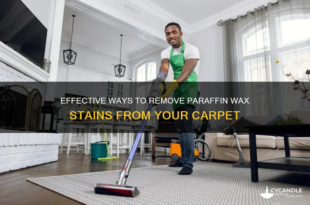 how do i get paraffin wax out of carpet