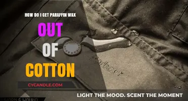 Effective Methods to Remove Paraffin Wax from Cotton Fabric