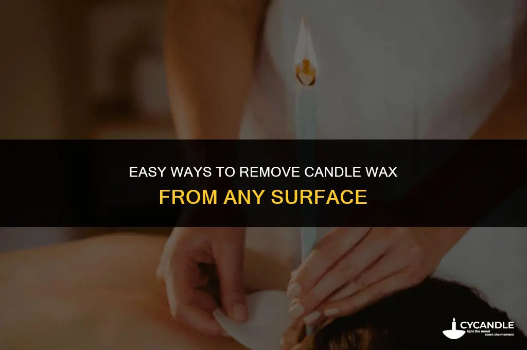how do i get rid of candle wax