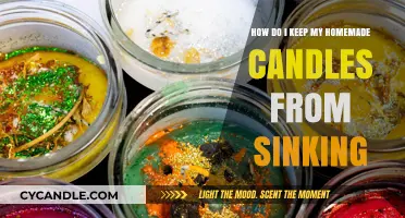 Wax Melting: Preventing Homemade Candle Sinkage
