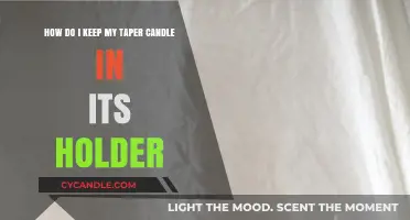 Firmly Secure Your Taper Candles in Their Holders