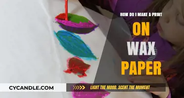 Easy DIY Guide: Creating Stunning Prints on Wax Paper at Home
