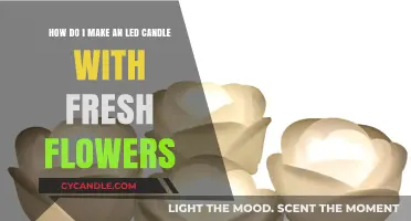 Crafting LED Flower Candles: A Fresh, Safe, and Elegant DIY Guide