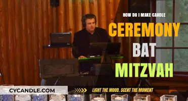 Creating a Meaningful Candle Ceremony for Your Bat Mitzvah Celebration