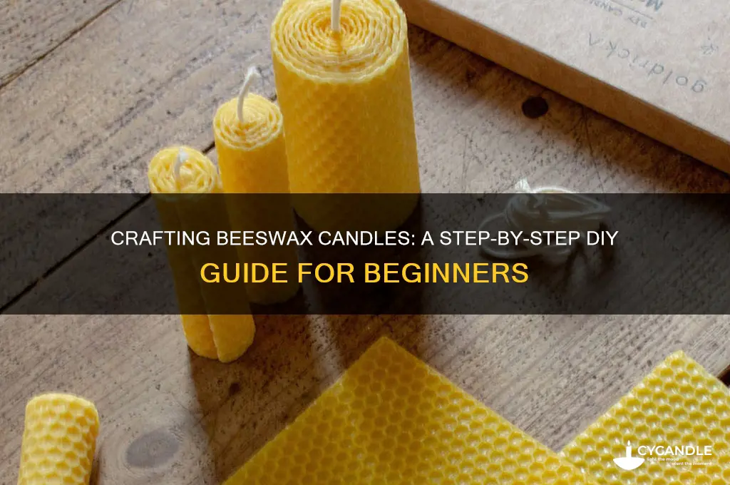 how do i make candles out of bees wax