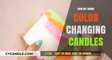 DIY Magic: Crafting Color-Changing Candles at Home Easily