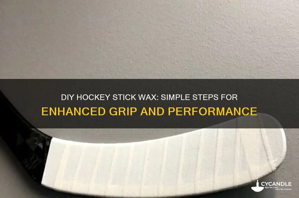 how do i make hockey stick wax