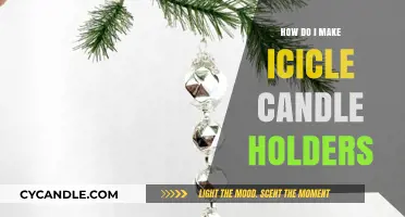 DIY Icicle Candle Holders: Crafting Elegant Winter Decor at Home