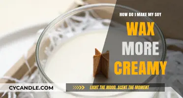 Achieve Creamy Soy Wax: Tips for Smooth, Luxurious Candle Making