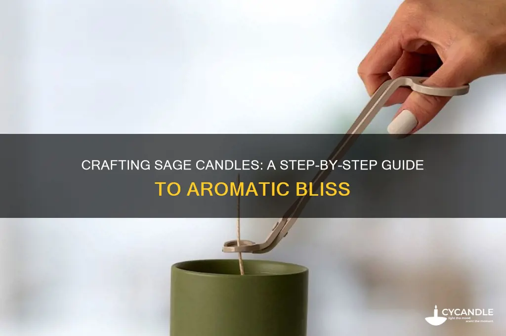 how do i make sage candles