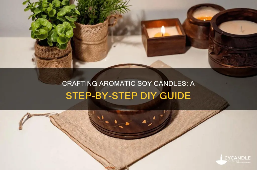 how do i make scented soy candles