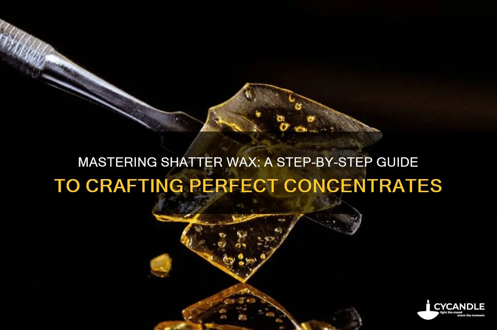 how do i make shatter wax