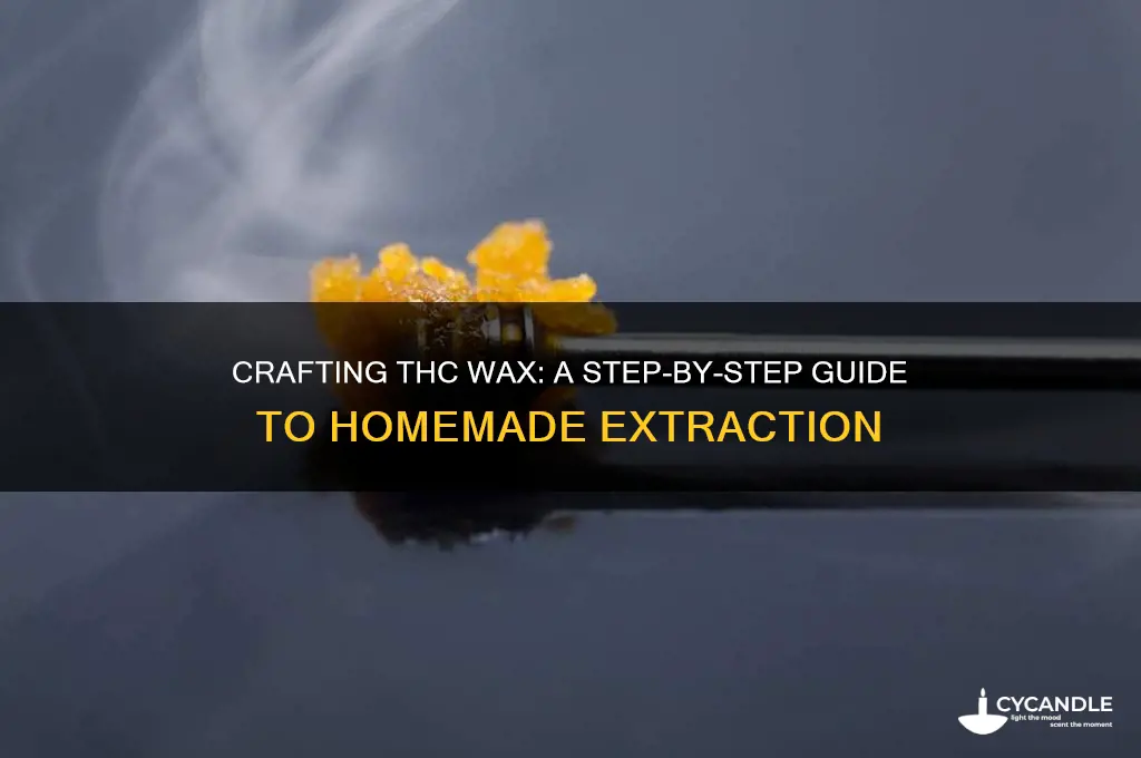 how do i make thc wax