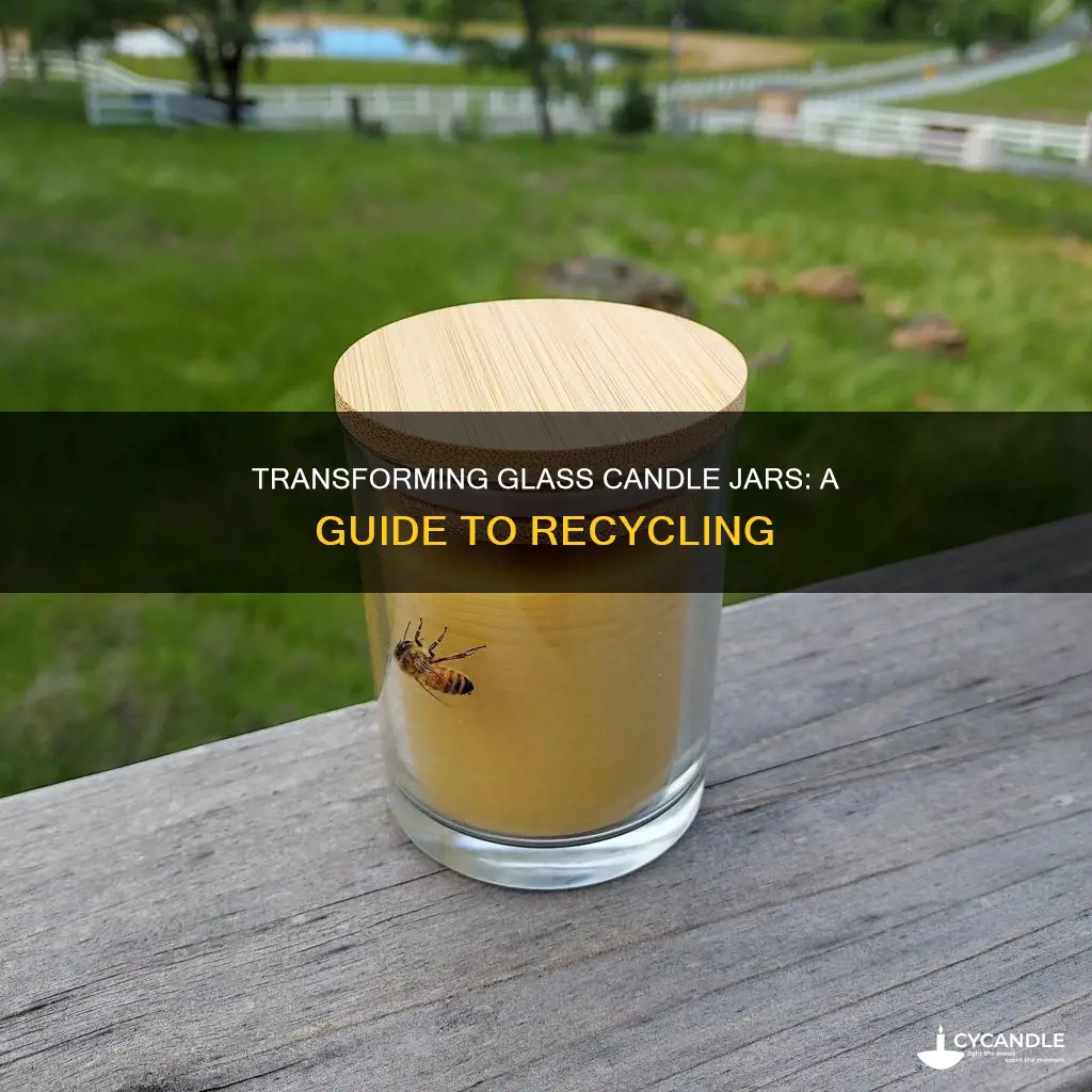 how do i recycle a glass candle jars