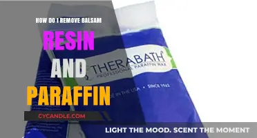 Effective Methods to Remove Balsam Resin and Paraffin Easily
