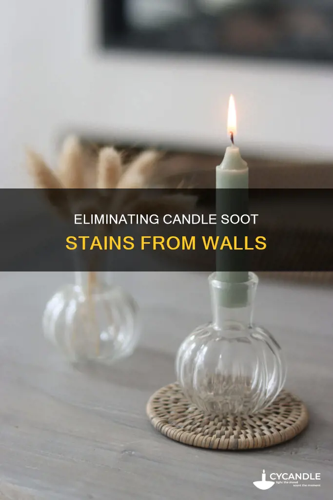 how do i remove candle soot from walls