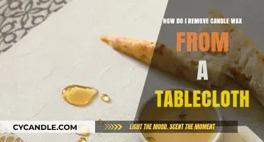 Effective Ways to Remove Candle Wax from Your Tablecloth Easily