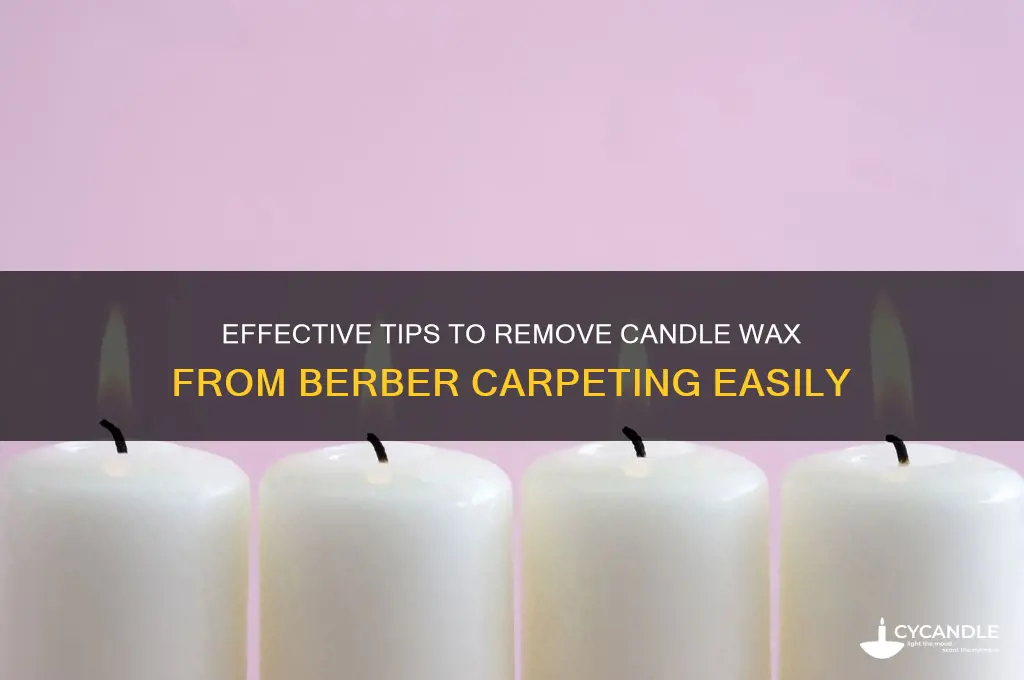 how do i remove candle wax from berber carpeting