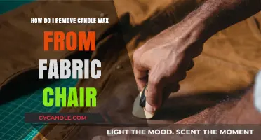 Easy Steps to Remove Candle Wax from Fabric Chairs